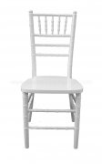 Stackable banquet white wood chiavrai event chair