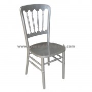 Stackable Silver Chateau Castle Versailles Chair（A st<x>yle）