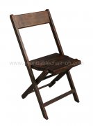 Outdoor garden wood slatted folding chair