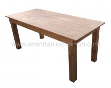 Solid wood dining farm tables for restaurant