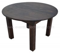 Solid wood dining farm tables for restaurant
