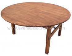 Solid wood dining farm tables for restaurant