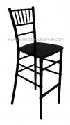 Banquet black wood barstool chiavari tiffany high chair