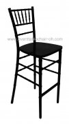 Banquet black wood barstool chiavari tiffany high c