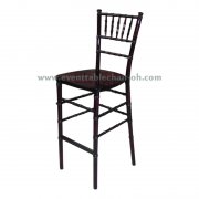 Banquet Mahogany wood barstool chiavari tiffany high chair