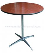 Plywood cocktail table for wedding party event