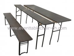 Formica top rectangle banquet table(melamine）