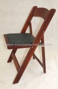 Banquet fruitwood folding chair