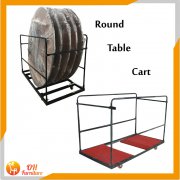 Banquet round folding table trolley/cart