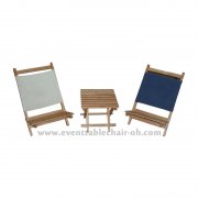 Wooden beach chair for kid