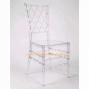 Resin diamond chair