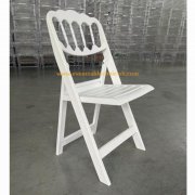 Resin folding napoleon chair