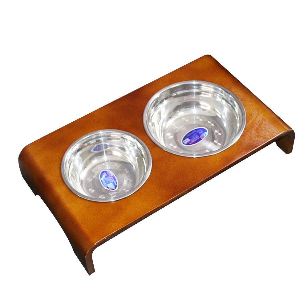 POPETPOP Pet Ceramic Feeding and Water Bowls with B